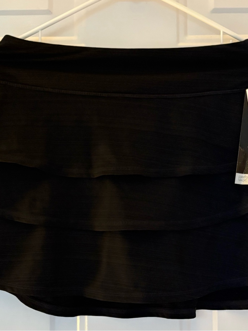 Ideology Black Tiered Swim Skirt